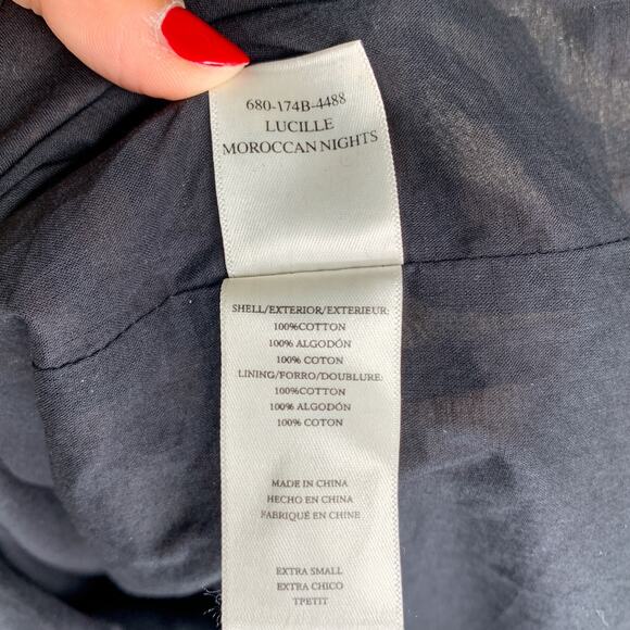 Rails Lucille Moroccan Nights Brown & Black Print Sundress Midi Dress - Picture 8 of 8